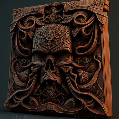 3D модель St GrimGrimoire игра (STL)